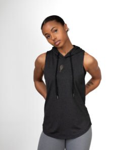 Débardeur long a capuche